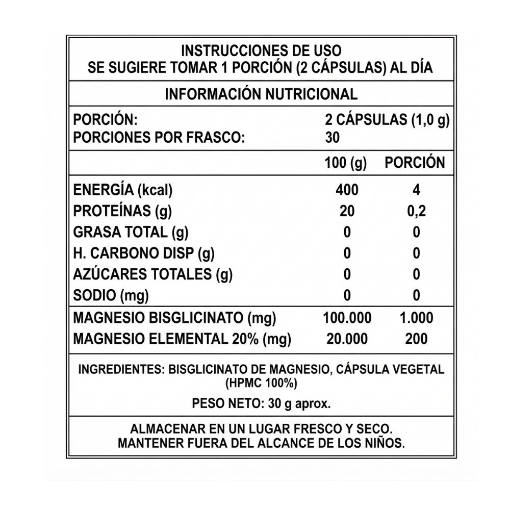Magnesio Bisglicinato (foto 2)
